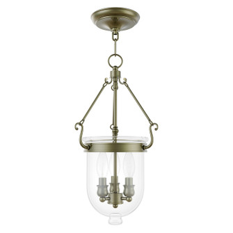 Jefferson Three Light Pendant in Antique Brass (107|5063-01)