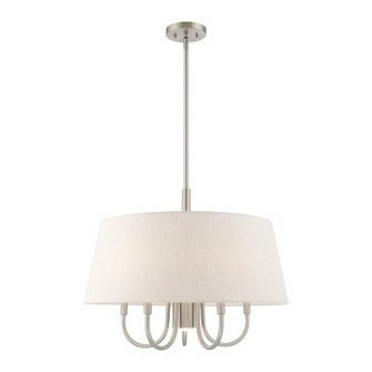 Belclaire Six Light Chandelier in Brushed Nickel (107|50805-91)