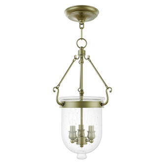 Jefferson Three Light Pendant in Antique Brass (107|5083-01)