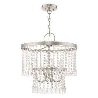 Elizabeth Four Light Pendant in Brushed Nickel (107|51064-91)