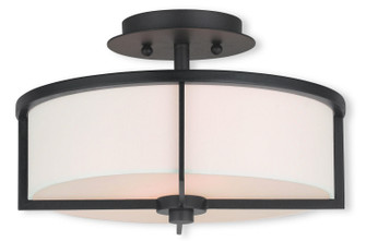 Wesley Two Light Ceiling Mount in Bronze (107|51073-07)