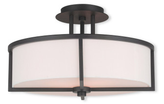 Wesley Three Light Ceiling Mount in Bronze (107|51074-07)