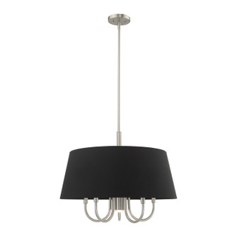 Belclaire Six Light Chandelier in Brushed Nickel (107|51356-91)