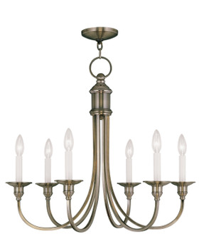 Cranford Six Light Chandelier in Antique Brass (107|5146-01)