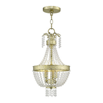 Valentina Three Light Pendant in Hand Applied Winter Gold (107|51853-28)