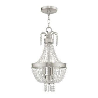 Valentina Three Light Pendant in Brushed Nickel (107|51853-91)