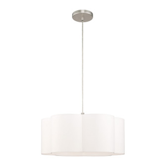 Chelsea One Light Pendant in Brushed Nickel (107|52155-91)