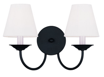 Wall Sconces Two Light Wall Sconce in Black (107|5272-04)