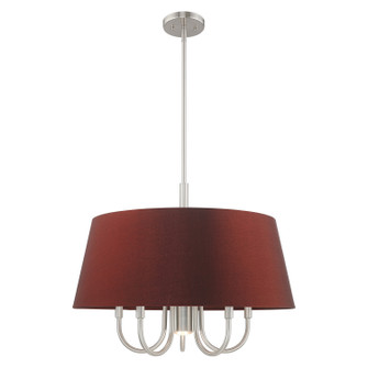 Belclaire Six Light Chandelier in Brushed Nickel (107|52905-91)