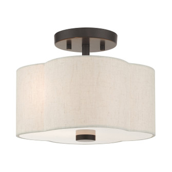 Solstice Two Light Semi Flush Mount in English Bronze (107|58061-92)