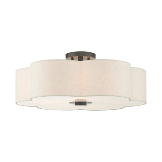 Solstice Five Light Semi Flush Mount in English Bronze (107|58068-92)