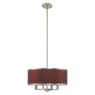Park Ridge Four Light Pendant in Brushed Nickel (107|60414-91)