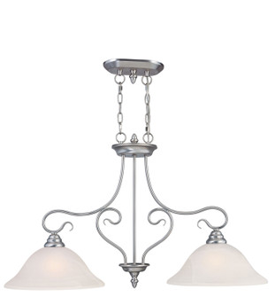 Coronado Two Light Island Pendant in Brushed Nickel (107|6132-91)