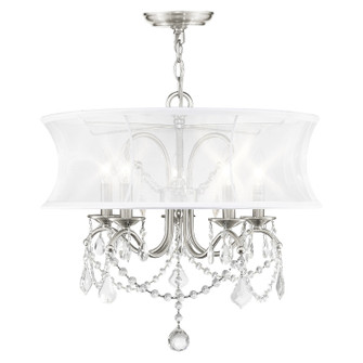 Newcastle Five Light Chandelier in Brushed Nickel (107|6305-91)