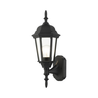 Hamilton One Light Outdoor Wall Lantern in Textured Black (107|7551-14)
