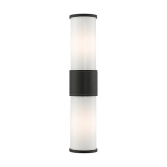 Norfolk Two Light Outdoor Wall Lantern in Textured Black (107|79324-14)