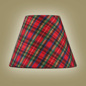 Fabric Candelabra Shades Shade in Plaid (107|S328)