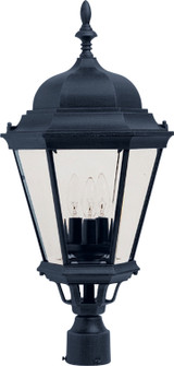 Westlake Three Light Outdoor Pole/Post Lantern in Black (16|1007BK)