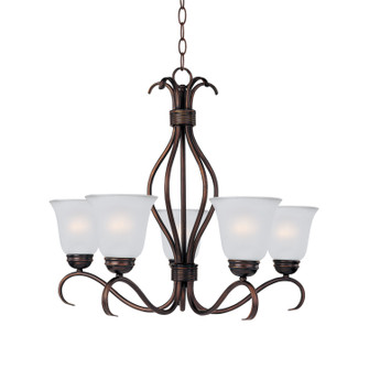 Basix Five Light Chandelier in Oil Rubbed Bronze (16|10125FTOI)