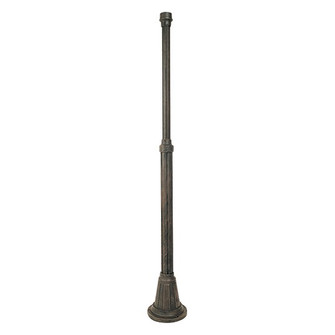 Poles Anchor Pole with Photo Cell in Black (16|1092BK/PHC11)