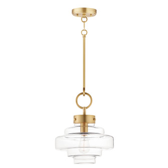 Harbor One Light Pendant in Satin Brass (16|11122CLSBR)