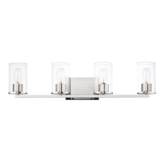 Sleek Four Light Bath Vanity in Satin Nickel (16|11844CDSN)