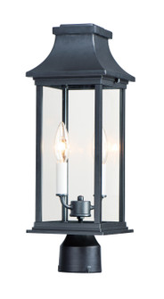 Vicksburg Two Light Outdoor Post Mount in Black (16|30020CLBK)