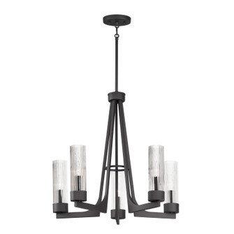 Delos Five Light Chandelier in Anthracite (16|30315CRAR)