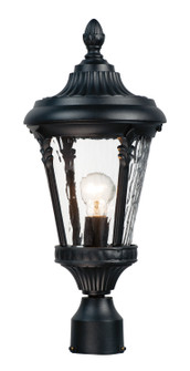 Sentry One Light Outdoor Pole/Post Lantern in Black (16|3050WGBK)