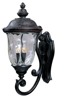 Carriage House DC Three Light Outdoor Wall Lantern in Oriental Bronze (16|3424WGOB)