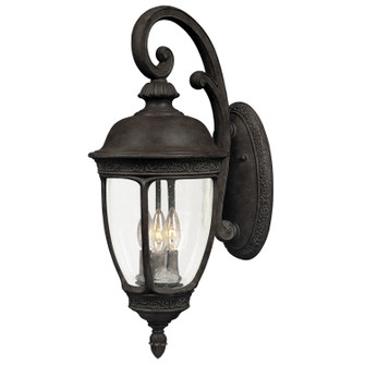 Knob Hill DC Three Light Outdoor Wall Lantern in Sienna (16|3465CDSE)