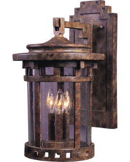 Santa Barbara VX Three Light Outdoor Wall Lantern in Sienna (16|40035CDSE)