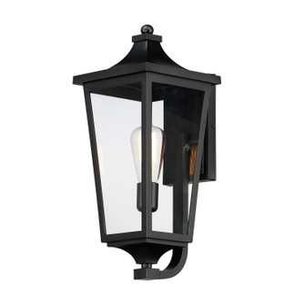 Sutton Place VX One Light Outdoor Wall Sconce in Black (16|40233CLBK)