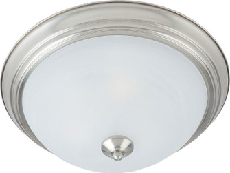 Essentials - 584x Three Light Flush Mount in Satin Nickel (16|5842MRSN)