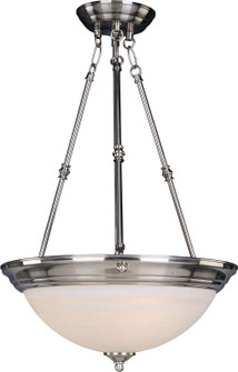 Essentials - 584x Three Light Pendant in Satin Nickel (16|5845MRSN)