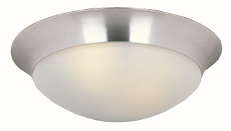 Essentials - 585x Three Light Flush Mount in Satin Nickel (16|5852FTSN)