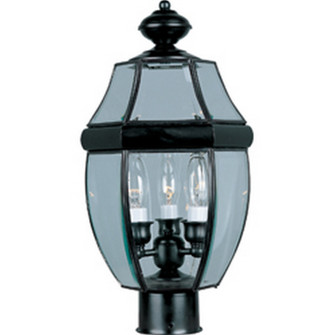 South Park Three Light Outdoor Pole/Post Lantern in Burnished (16|6097CLBU)