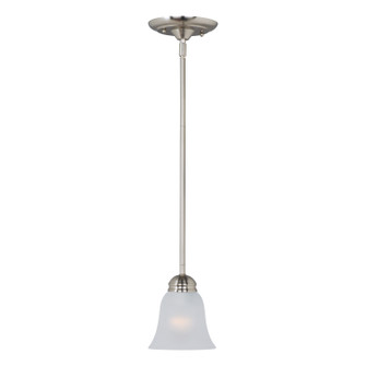 Basix One Light Mini Pendant in Satin Nickel (16|91011FTSN)