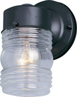 Side Door One Light Outdoor Wall Lantern in Black (16|92001CLBK)