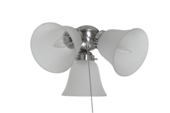 Fan Light Kits Three Light Ceiling Fan Light Kit in Satin Nickel (16|FKT207FTSN)