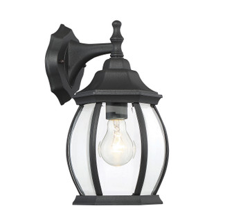 One Light Outdoor Wall Lantern in Black (446|M50053BK)