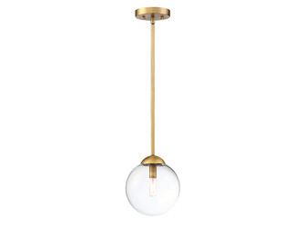 Mmin2 One Light Mini Pendant in Natural Brass (446|M70067NB)