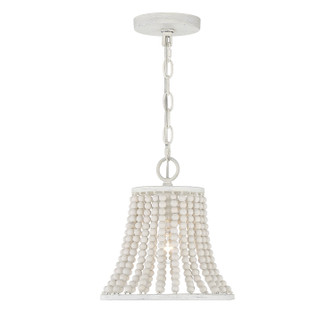 One Light Pendant in Weathered White (446|M70098WW)