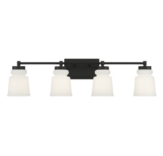 Four Light Bathroom Vanity Light in Matte Black (446|M80059MBK)