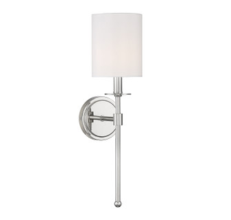 One Light Wall Sconce in Polished Nickel (446|M90057PN)