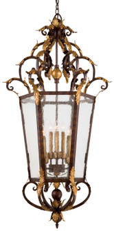 Zaragoza Eight Light Foyer Pendant in Golden Bronze (29|N3639-355)