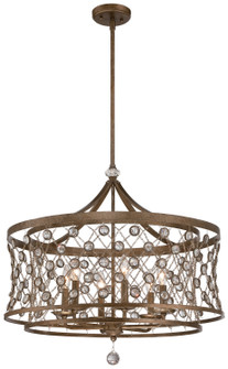 Vel Catena Six Light Pendant in Arcadian Gold (29|N6587-272)