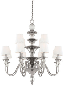 Aise 12 Light Chandelier in Polished Nickel (29|N6611-613) Aise 12 Light Chandelier in Polished Nickel (29|N6611-613)