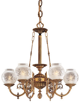 Metropolitan Family Six Light Chandelier in Antique Classic Brass (29|N801906)