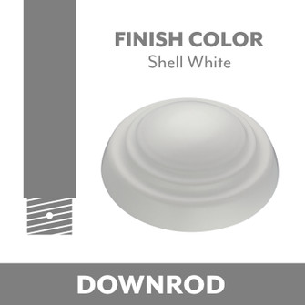 Minka Aire Downrod Coupler in Shell White (15|DR500-SWH)